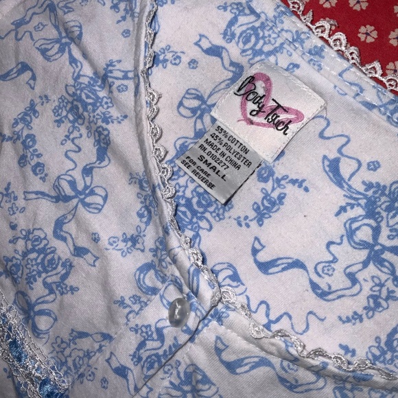 vintage night gown bows bow design cottage core small - Picture 4 of 6